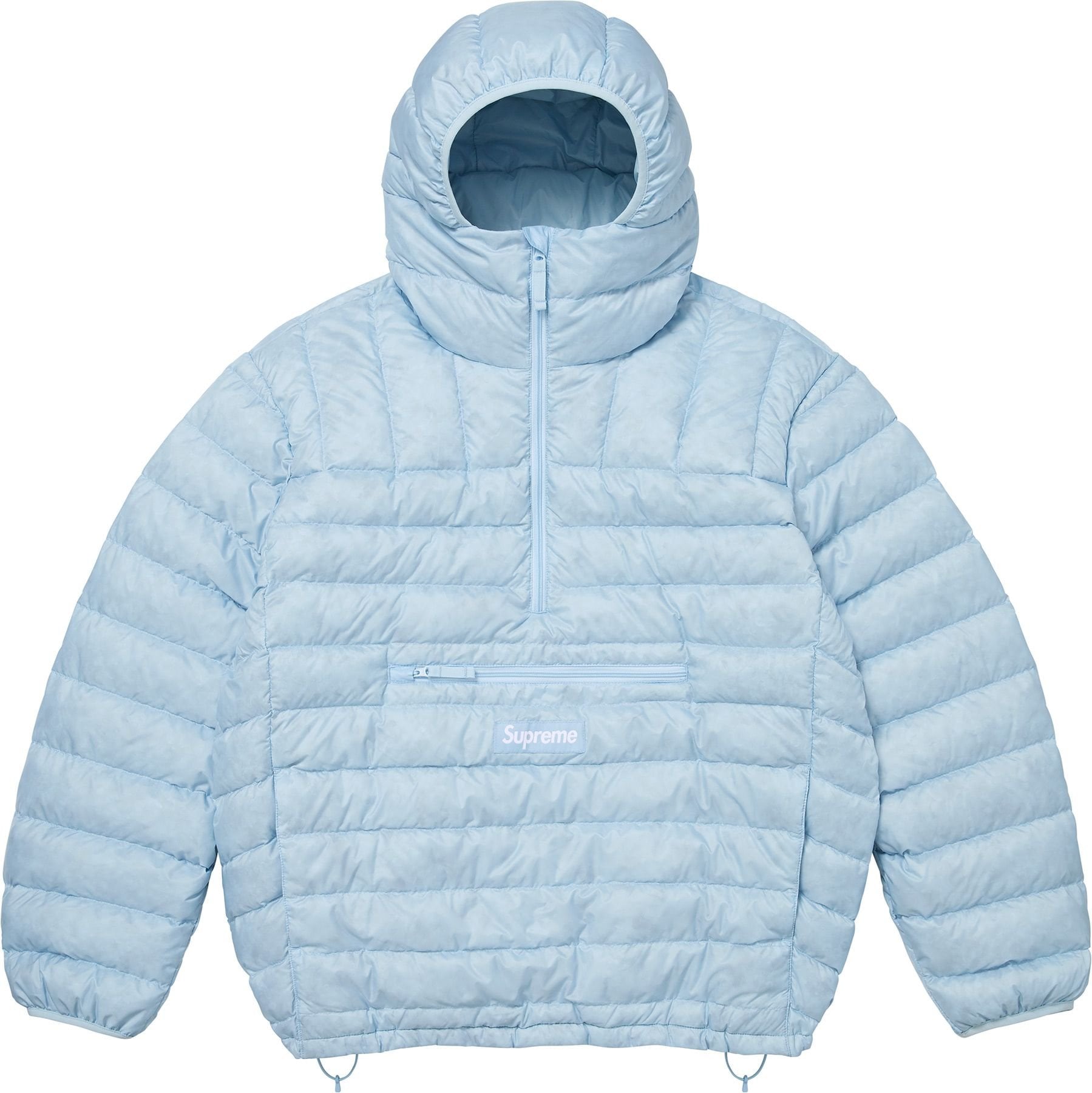 Micro Down Half Zip Hooded Pullover view 6